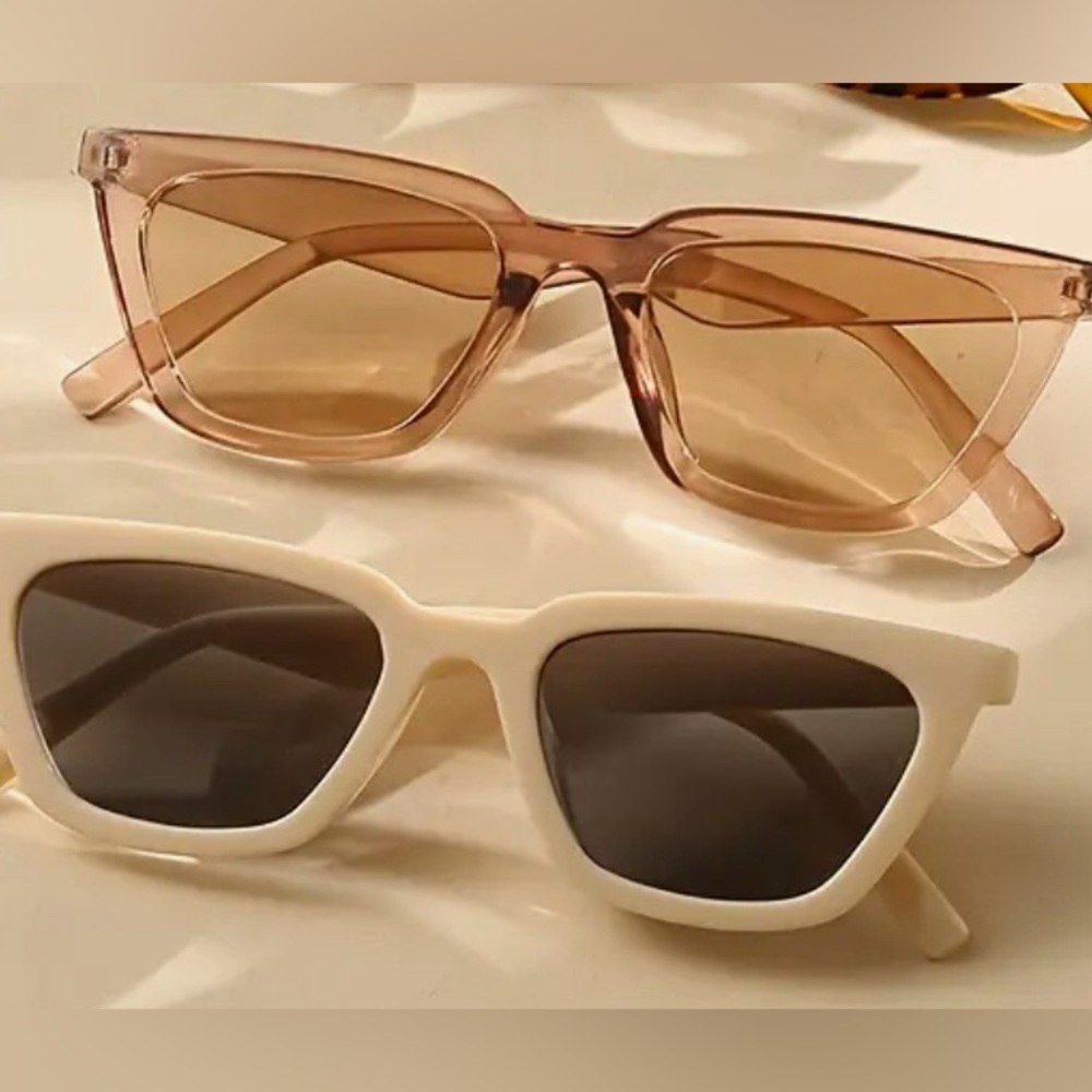 Retro Cat Eye Sunglasses (2 pairs)